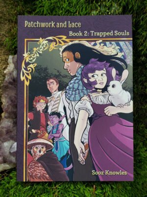 A photograph of the front cover of Patchwork and Lace Book 2