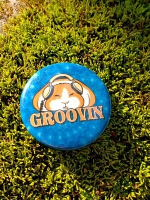 Image of Groovin pin badge