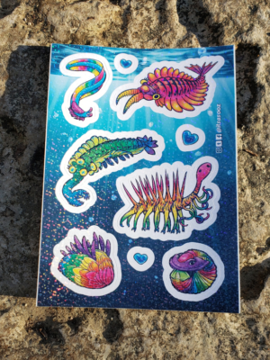 Image of Cambrian Cuties sticker sheet