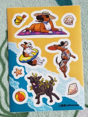 Dog Beach "Seasons of Fun" Sticker Sheet